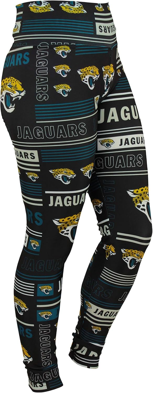 Zubaz NFL Women's Full Length High Waist Leggings for Fans