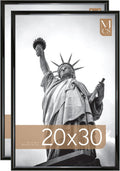 MCS Trendsetter 20x30 Poster Frame Black High-Gloss - Sleek Wall