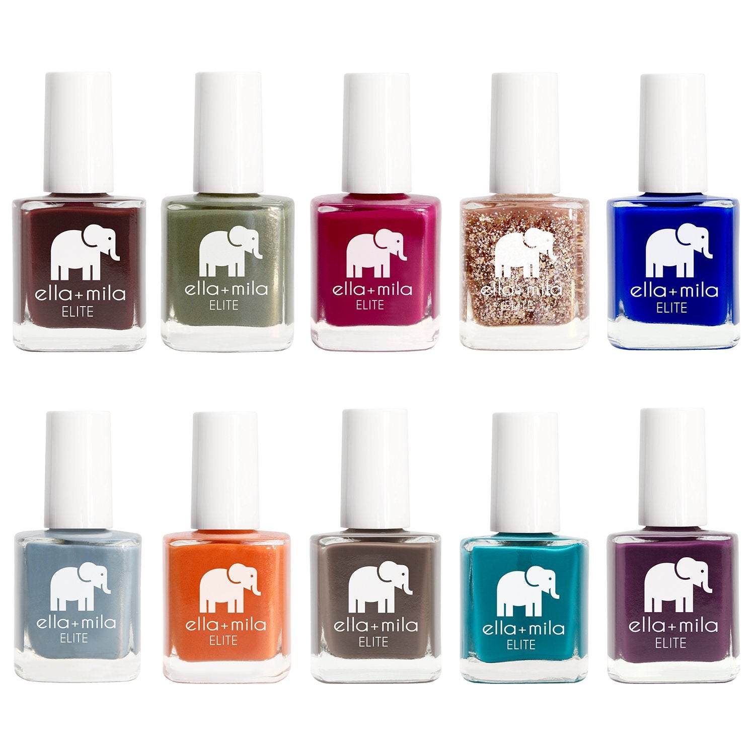 ella+mila Professional Nail Polish Set - Quick Dry & Chip Resistant