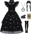 Light Up Girls Black Dress Halloween Costume Set - Ready-to-Wear Party
