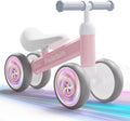 Balance Bike Colorful Lighting Toddler Ride On - First Birthday Gift