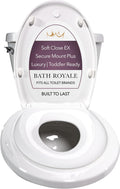 BATH ROYALE Potty Training Seat Elongated White - Soft Close