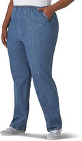 Chic Classic Collection Women's Plus Cotton Pull-on Pant - Relaxed