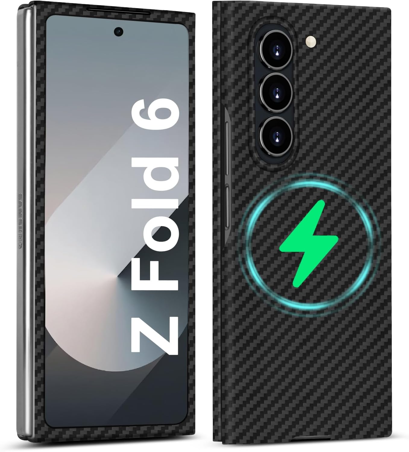 Slim and Thin Carbon Fiber Case for Samsung Galaxy Z Fold 6