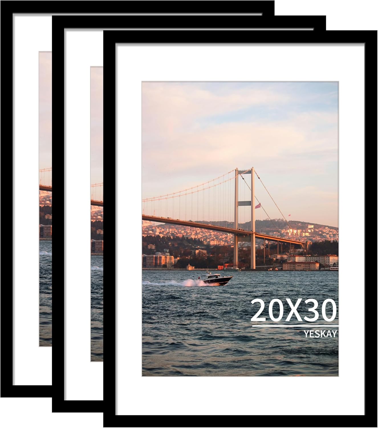 20x30 Picture Frame Set of 3 for Stunning Wall Displays