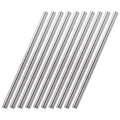 8mm x 300mm 304 Stainless Steel Round Rods - 10pcs DIY Craft Kit