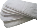 6 Pack 100% Microfiber Inserts for Cloth Diapers Large 14in x 5in
