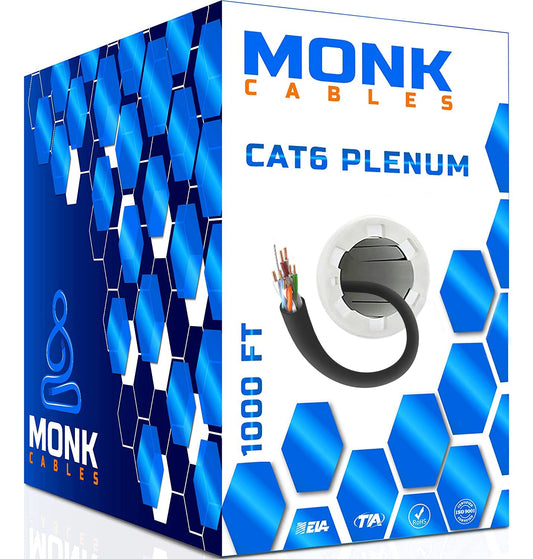 CAT6 Plenum Cable 1000ft - Military-Grade Quality & Performance