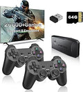 Wireless Retro Game Console Stick 4K Plug Play - 20000+ Games