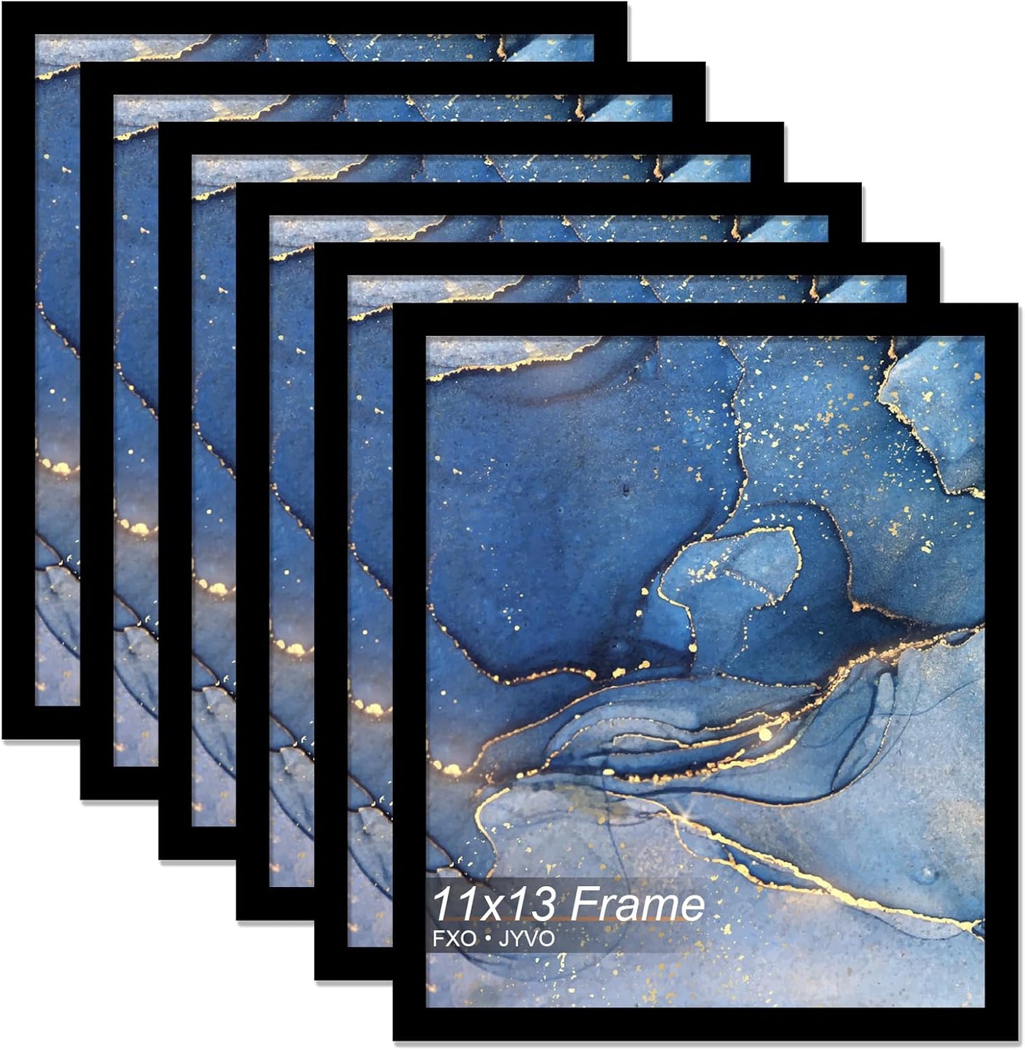 11x13 Picture Frame Set of 6 for Stunning Wall Displays