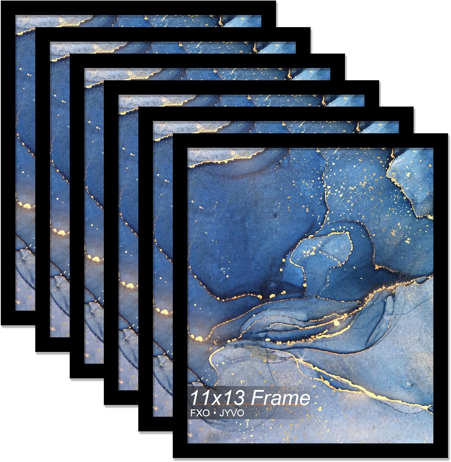 11x13 Picture Frame Set of 6 for Stunning Wall Displays