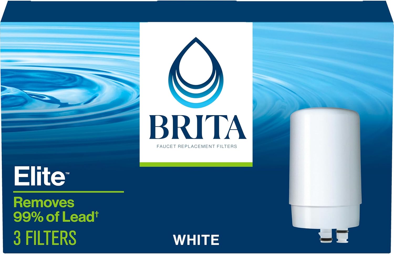 Brita Replacement Water Filter for Faucet Mount - 3 Count