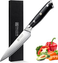 PAUDIN Utility Knife Damascus 5ft Paring Knife - Ultra Sharp Edge