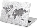 Hard Case Compatible for MacBook Pro 16 14 M3 M2 2023 - Geography Map
