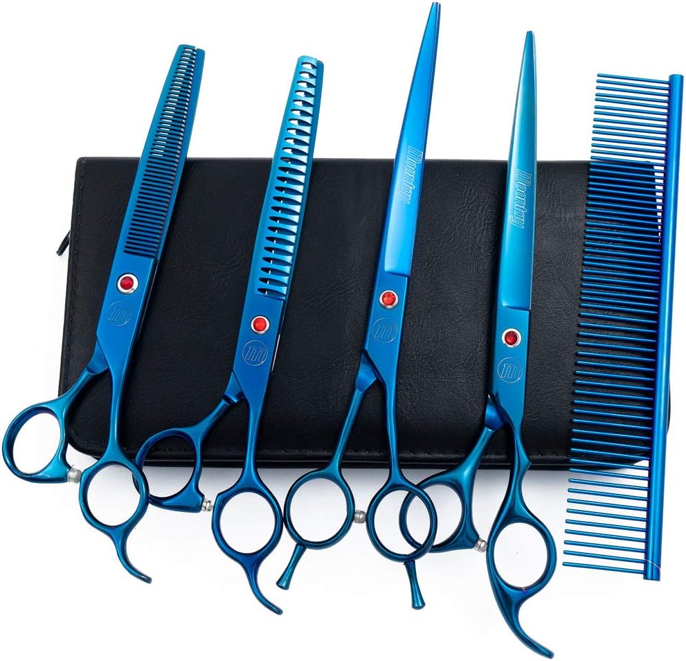 Professional Dog Grooming Scissors Set for Perfect Pet Grooming