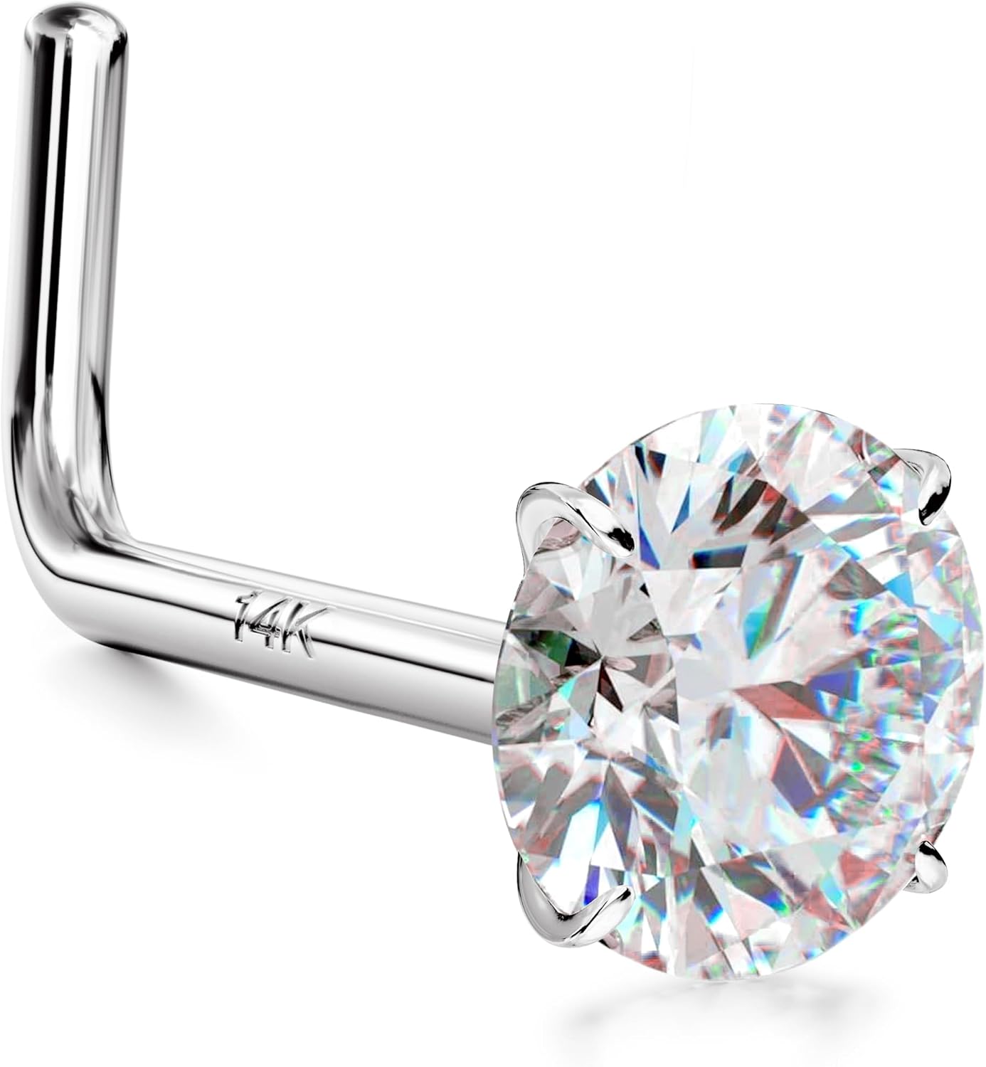 14K Gold Nose Rings Studs for Comfortable and Stylish Wear
