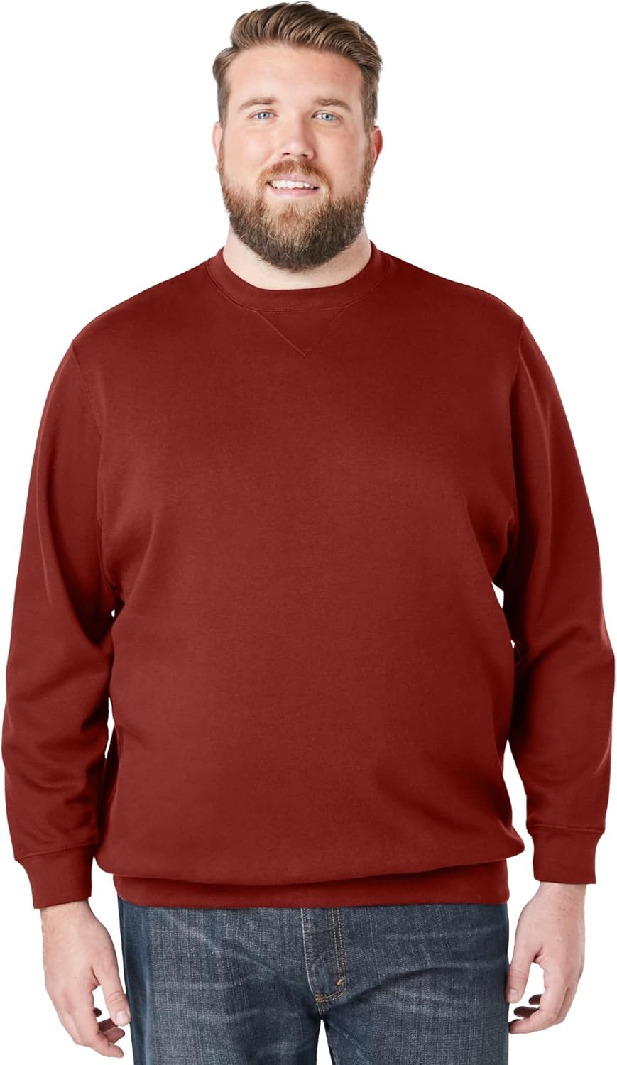 KingSize Men's Big & Tall Fleece Crewneck Sweatshirt Review