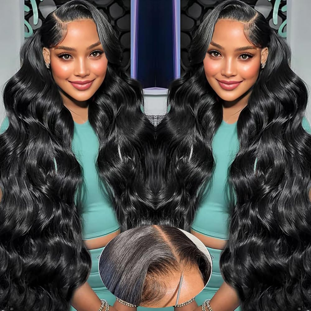 QNQZ Glueless Body Wave Lace Front Wig for Effortless Style