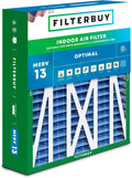 17.5x21x5 MERV 13 Air Filter (1-Pack) - Smoke & Allergy Defense