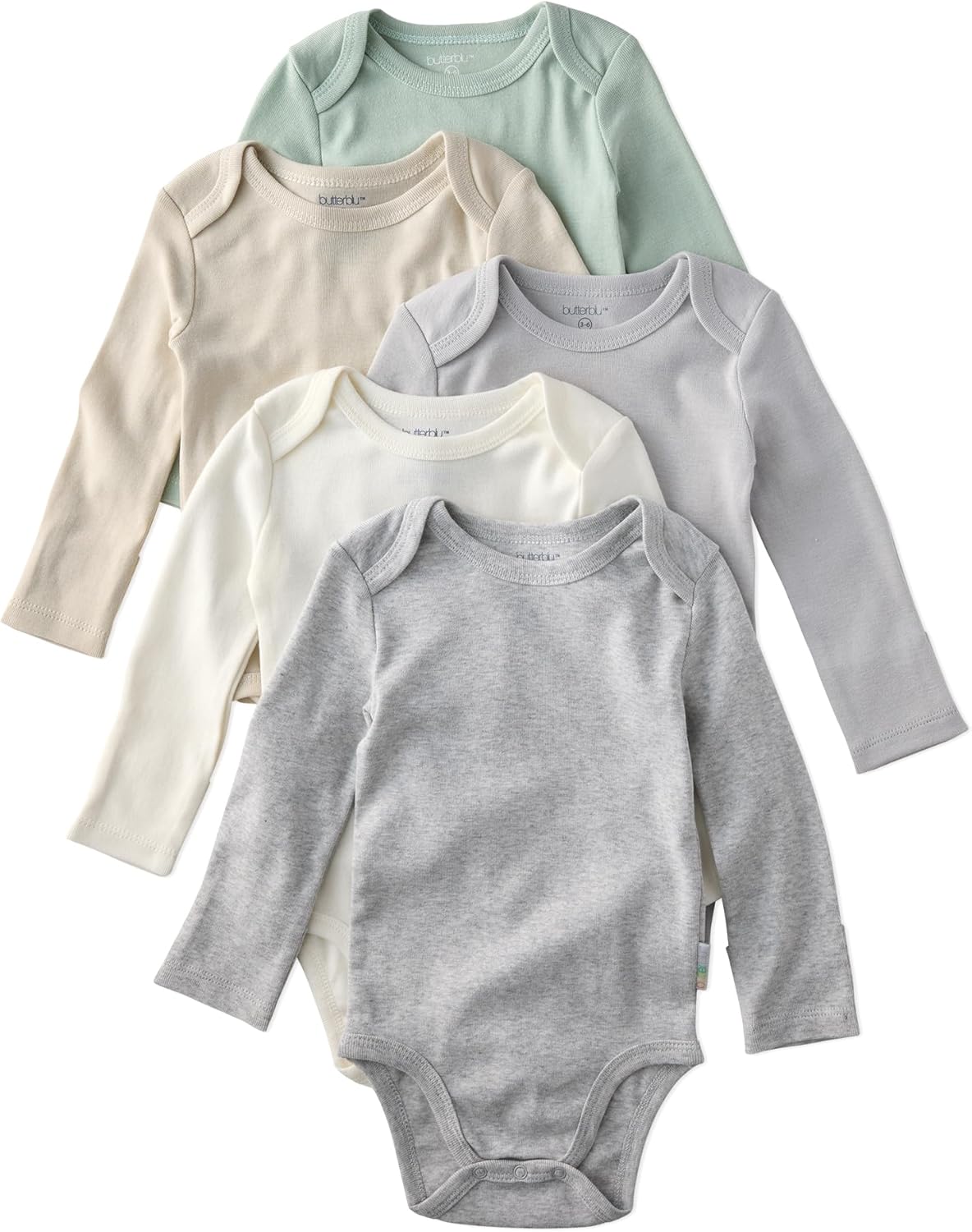 Blake 5-Pack Long Sleeve Bodysuits for Baby Boys & Girls