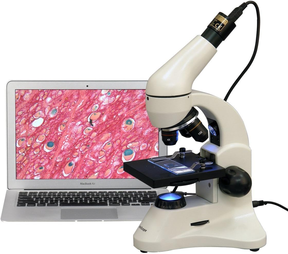 40X-1000X Dual Light Glass Lens Student Lab Microscope Review