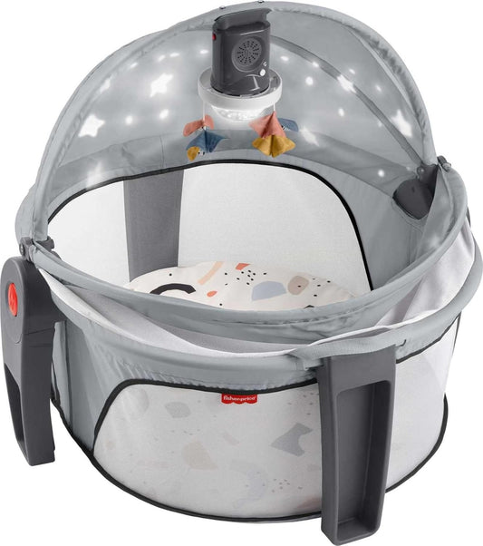 Portable Baby Bassinet with Projection Dome