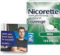 Nicorette 2 mg Mint Coated Nicotine Lozenges 144 Count - Quit Aid