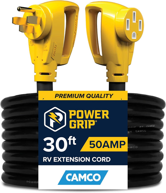 Power Grip 30-Ft 50-Amp RV Extension Cord for Reliable Power