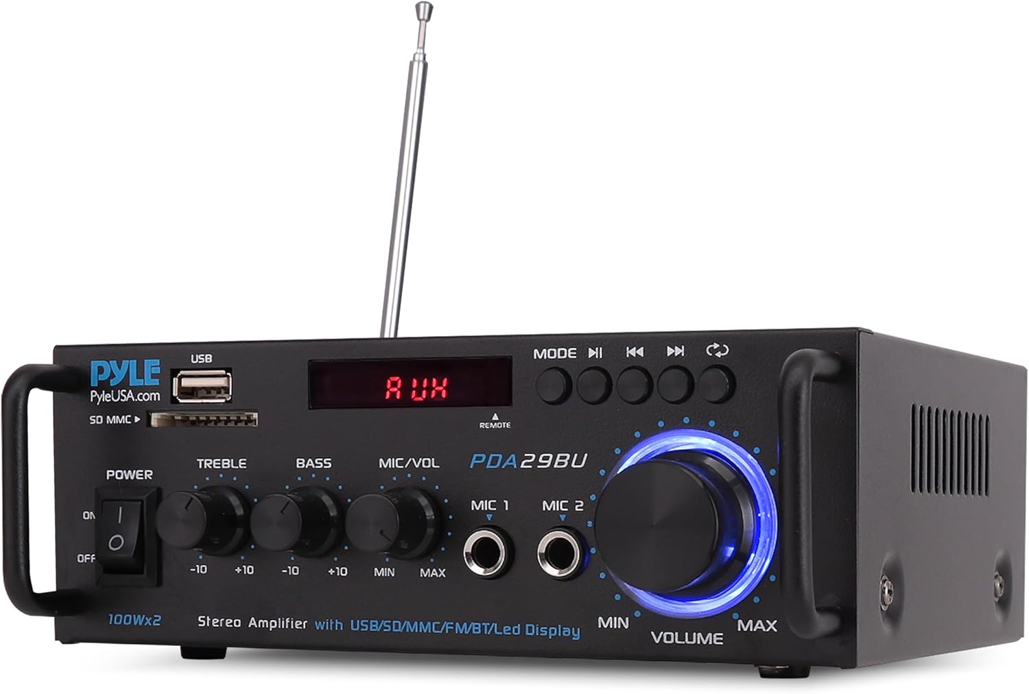 Pyle 200W Wireless Bluetooth Stereo Power Amplifier Review
