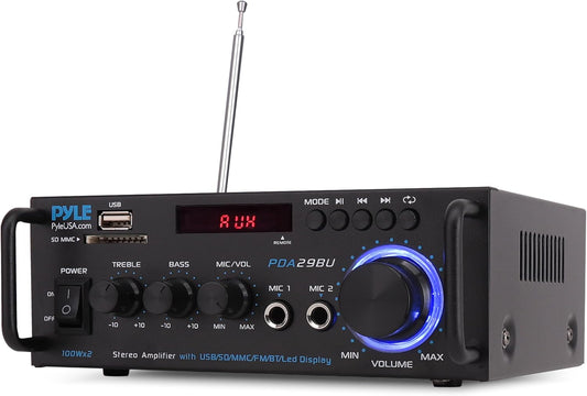 Pyle 200W Wireless Bluetooth Stereo Power Amplifier Review