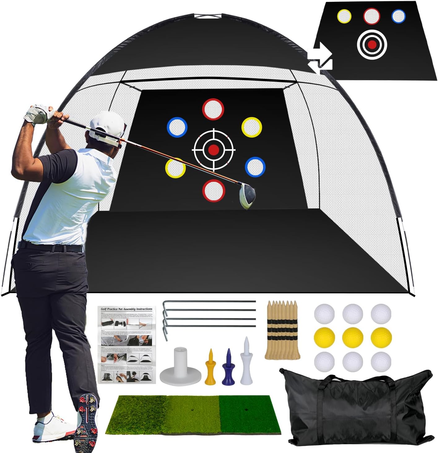 Ultimate Golf Practice Set with Targets!