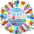 Summer Quick Fill Water Balloons - 1184 Pack for Big Outdoor Fun