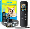 2 in 1 Dog Shock Collar & Dog Bark Collar - Remote Training + Auto