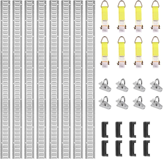 VEVOR E Track Tie-Down Rail Kit for Secure Cargo Transport