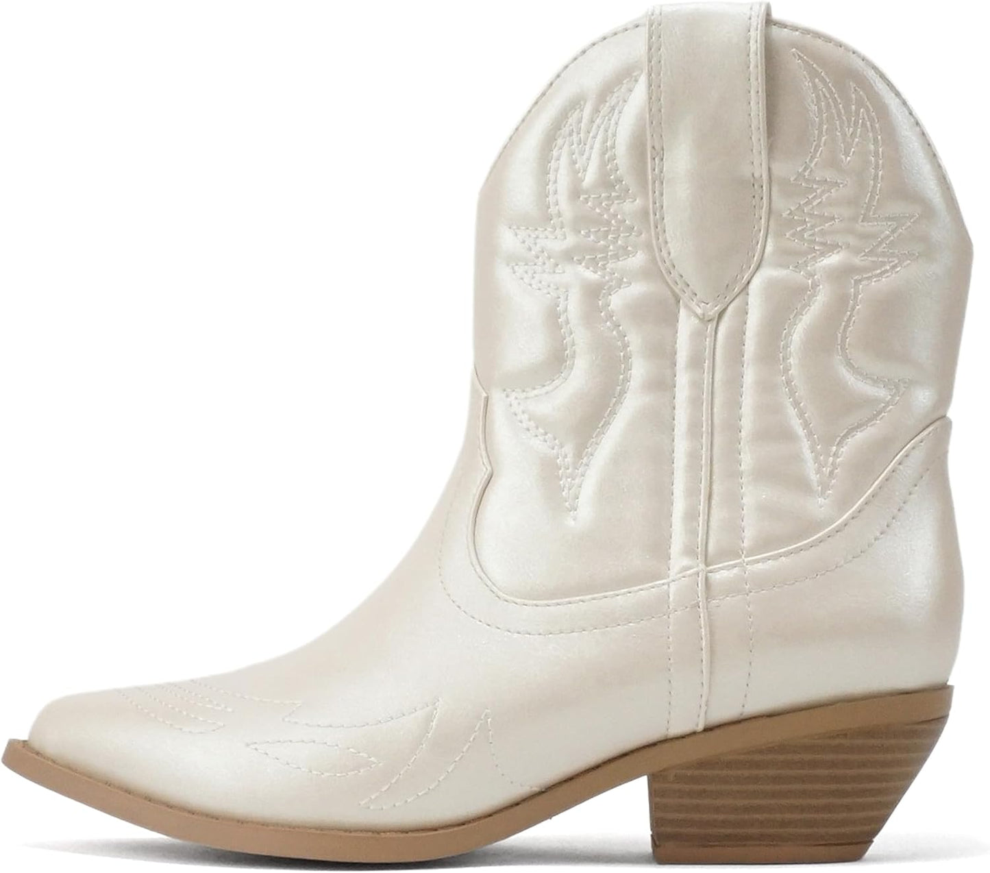 Soda Women Cowgirl Cowboy Western Stitched Ankle Boots