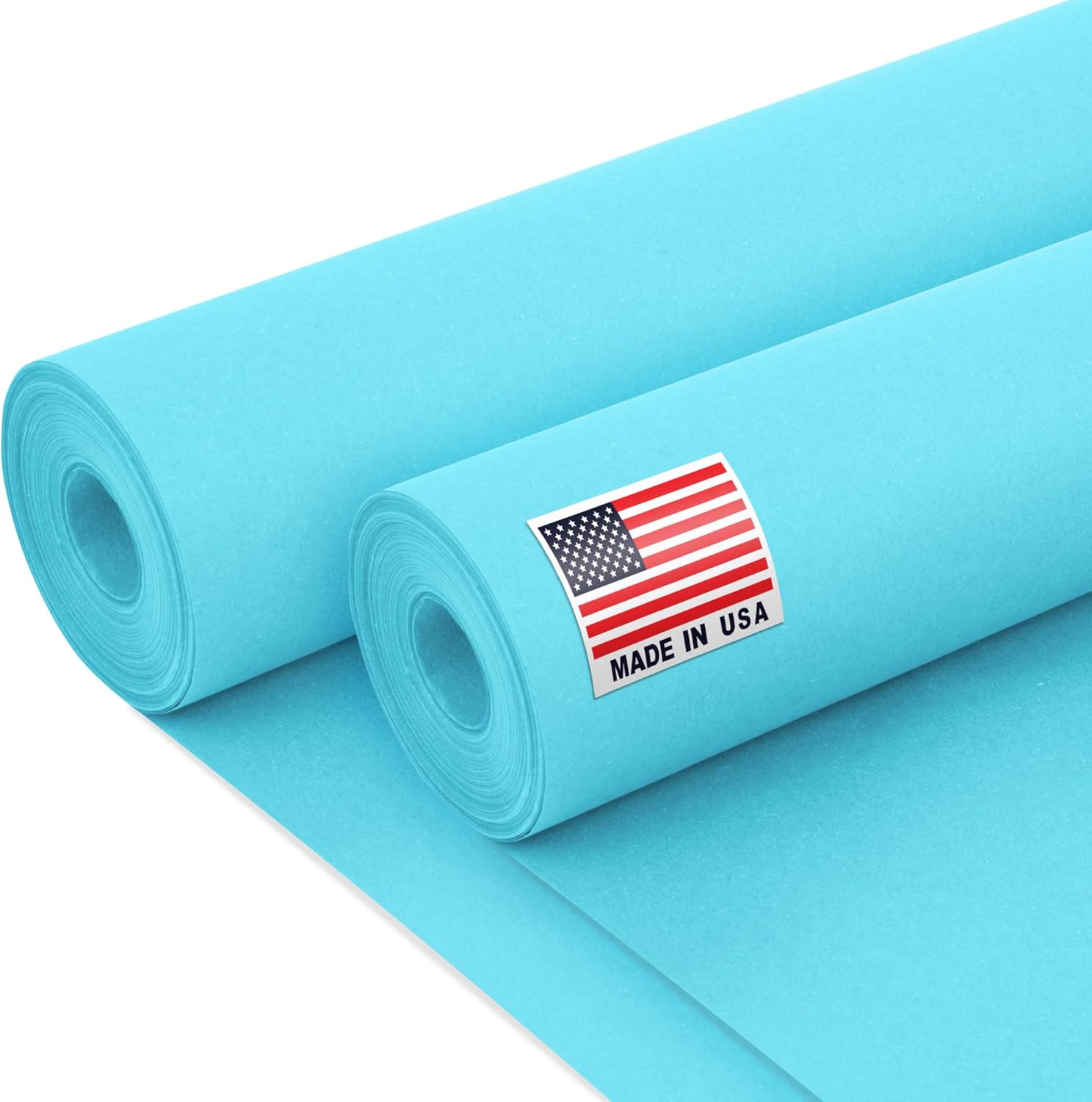 24in x 100ft Light Blue Kraft Paper Roll for Crafts & School