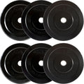 2-Inch Olympic Bumper Plate Set 100-370 lbs - Black Elite Pairs