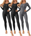 Ekouaer 3 Pack Thermal Underwear for Women - Warm Fleece Base Layer