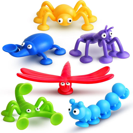 Silicone Bath Suction Toys for Baby: Stick-on Fun!