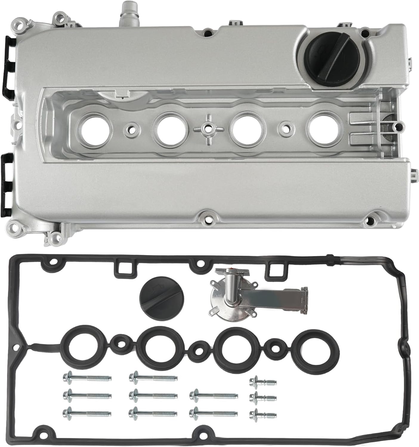 Aluminum Engine Valve Cover Kit with Gasket for Chevy Models