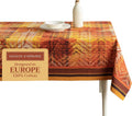 Thanksgiving Tartan Cotton Rectangle Tablecloth 60 x 90 in - Fall