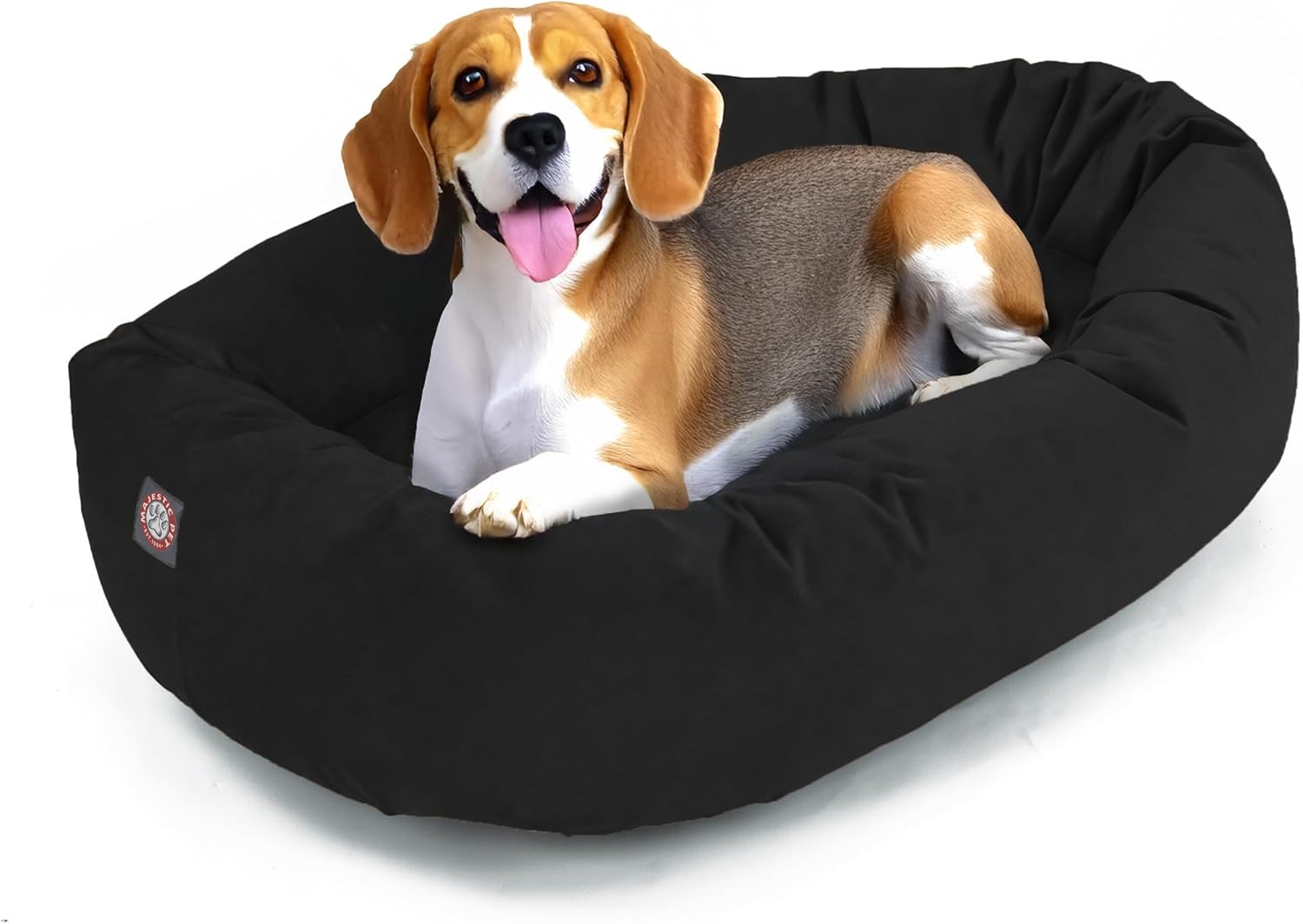 Majestic Pet 32 Inch Suede Calming Dog Bed for Ultimate Comfort