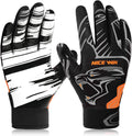 NICEWIN Football Gloves Adult Receiver Gloves for Men and Women