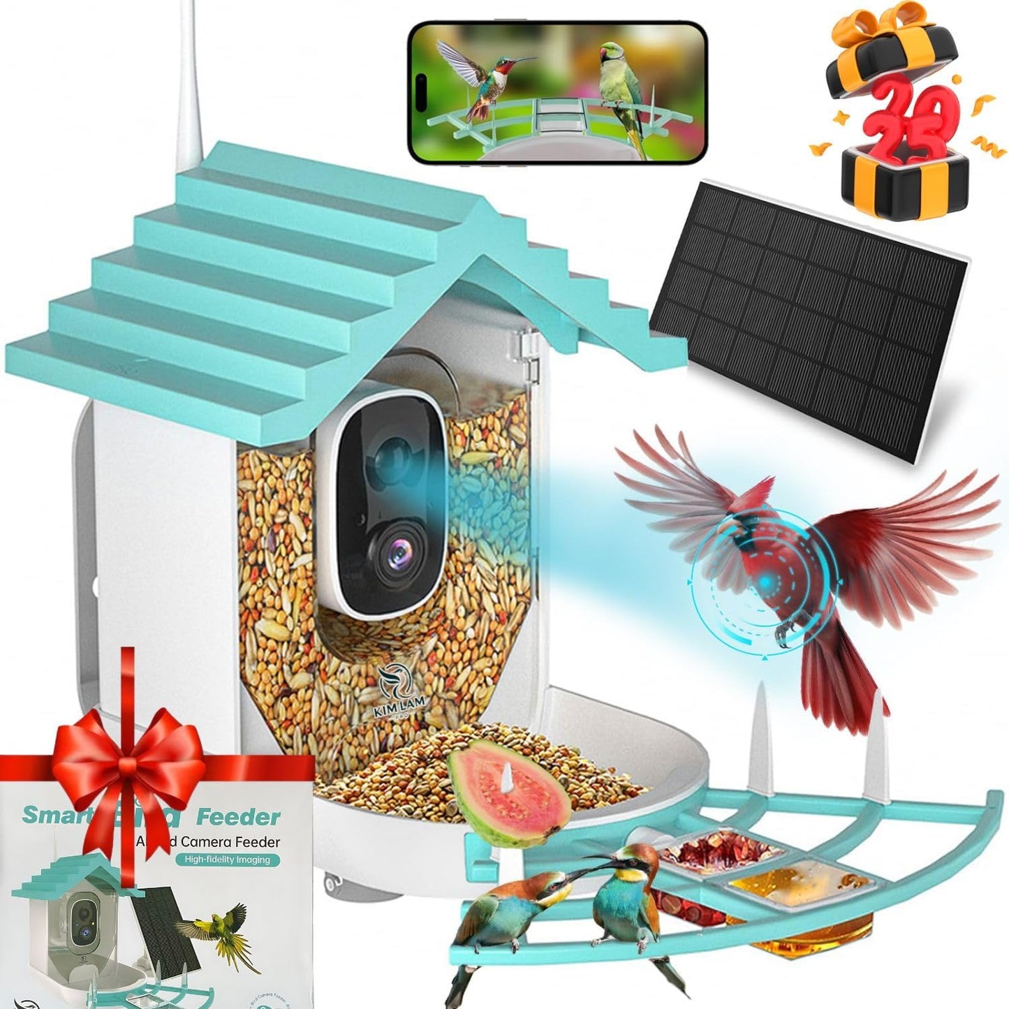 AI Bird Feeder: Auto Capture & Identify 10k Birds!