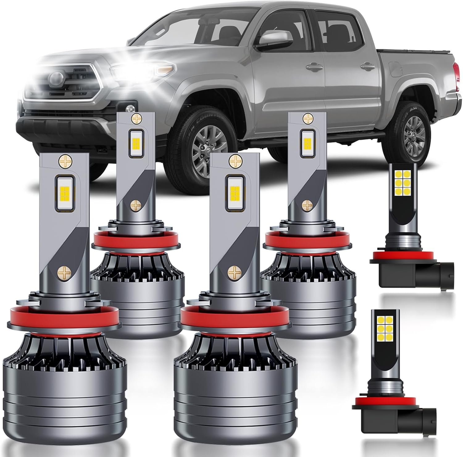Super Bright LED Fog Lights for Toyota Tacoma 2016-2023 Models