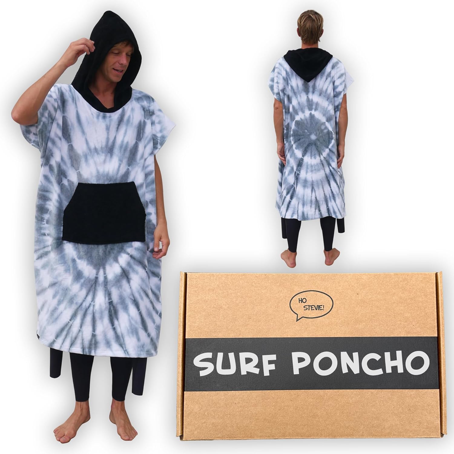 Ho Stevie! Surf Poncho - Warm, Soft, and Easy to Change In/Out