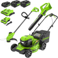 Greenworks 48V 20in Cordless Mower Combo Kit - Compact Power