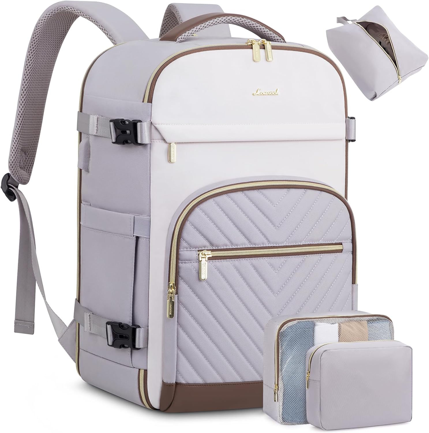 LOVEVOOK Travel Backpack for Women - 50L Carry On Bag