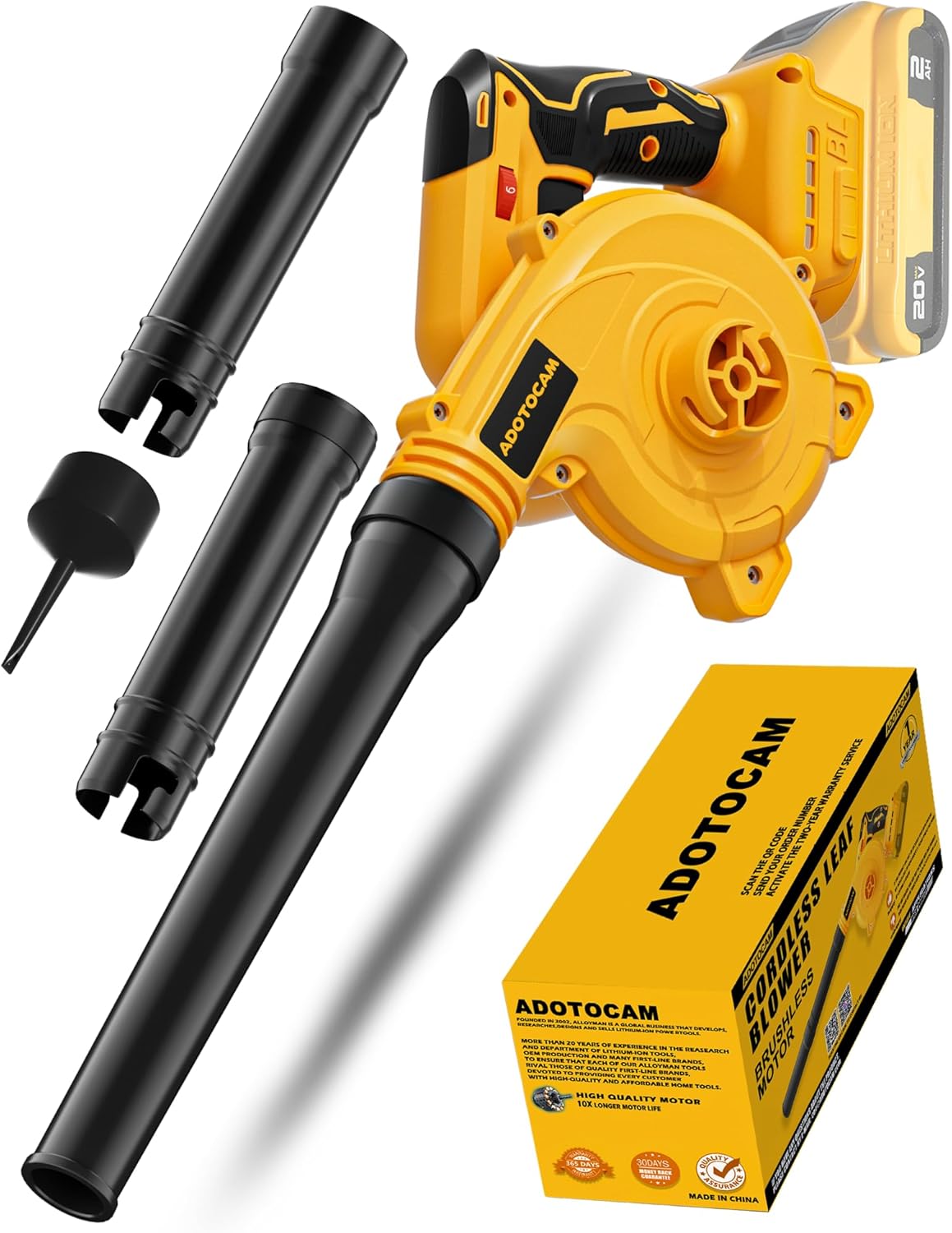 Cordless Leaf Blower with Brushless Motor for Lawn Care