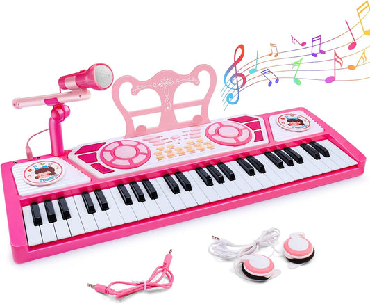 49 Keys Kids Piano Keyboard Toy for 3+ Year Old Girls Gift